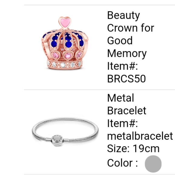 NWT GNOCE bracelet and 5 charms - Picture 14 of 15